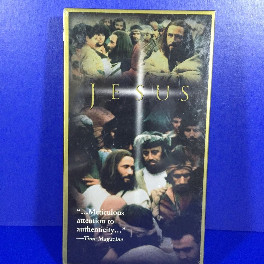 Jesus VHS Movie Staring Brian Deacon 1988 New Factory Sealed Christian Religious - Picture 2 of 6